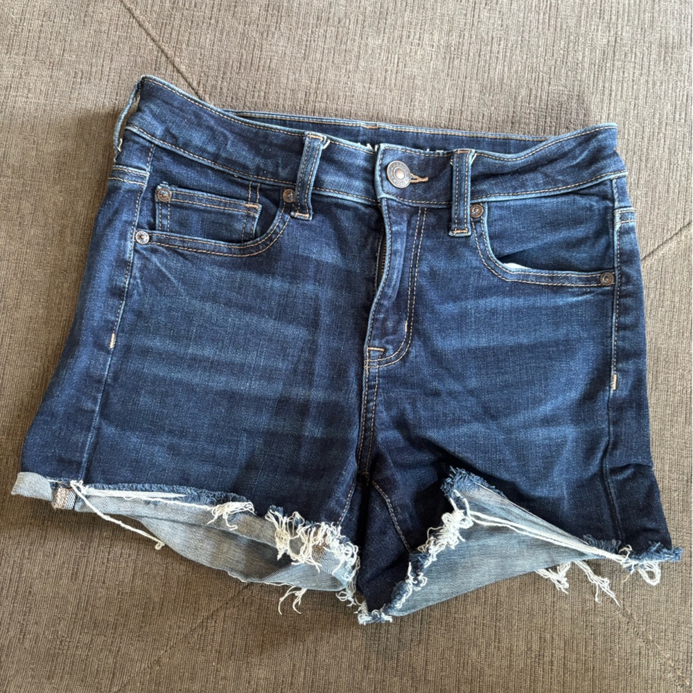 American Eagle stretch jean shorts